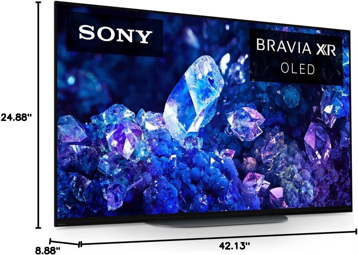 Sony XR48A90K Bravia XR A90K 48" 4K HDR OLED Smart TV Bundle with Premium 4 YR CPS Enhanced Protection Pack