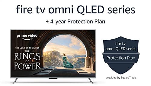 Amazon Fire TV 43" Omni QLED Series 4K UHD smart TV, Dolby Vision IQ, Fire TV Ambient Experience, hands-free with Alexa