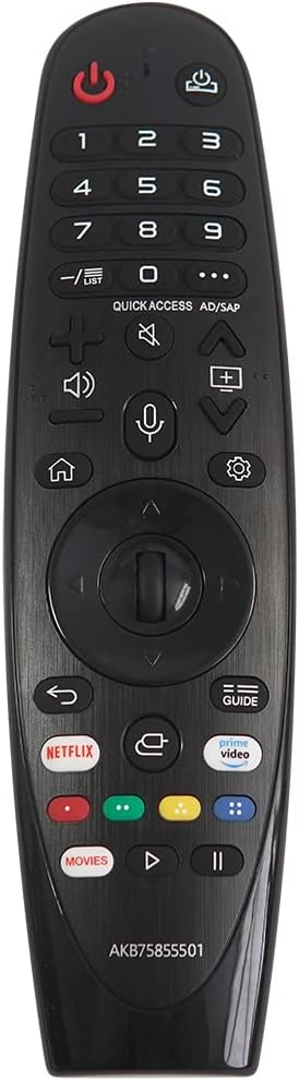 Voice Magic Remote AKB75855501 for LG OLED QNED NanoCell Webos Smart TV Magic Remote Control Replacement AN-MR20GA MR19BA MR18BA MR650A, with Pointer Function