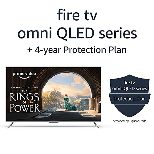 Amazon Fire TV 43" Omni QLED Series 4K UHD smart TV, Dolby Vision IQ, Fire TV Ambient Experience, hands-free with Alexa