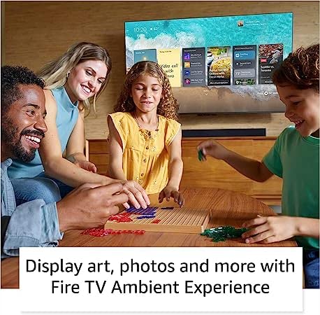 Amazon Fire TV 43" Omni QLED Series 4K UHD smart TV, Dolby Vision IQ, Fire TV Ambient Experience, hands-free with Alexa