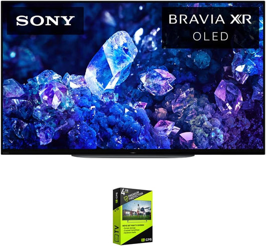 Sony XR48A90K Bravia XR A90K 48" 4K HDR OLED Smart TV Bundle with Premium 4 YR CPS Enhanced Protection Pack