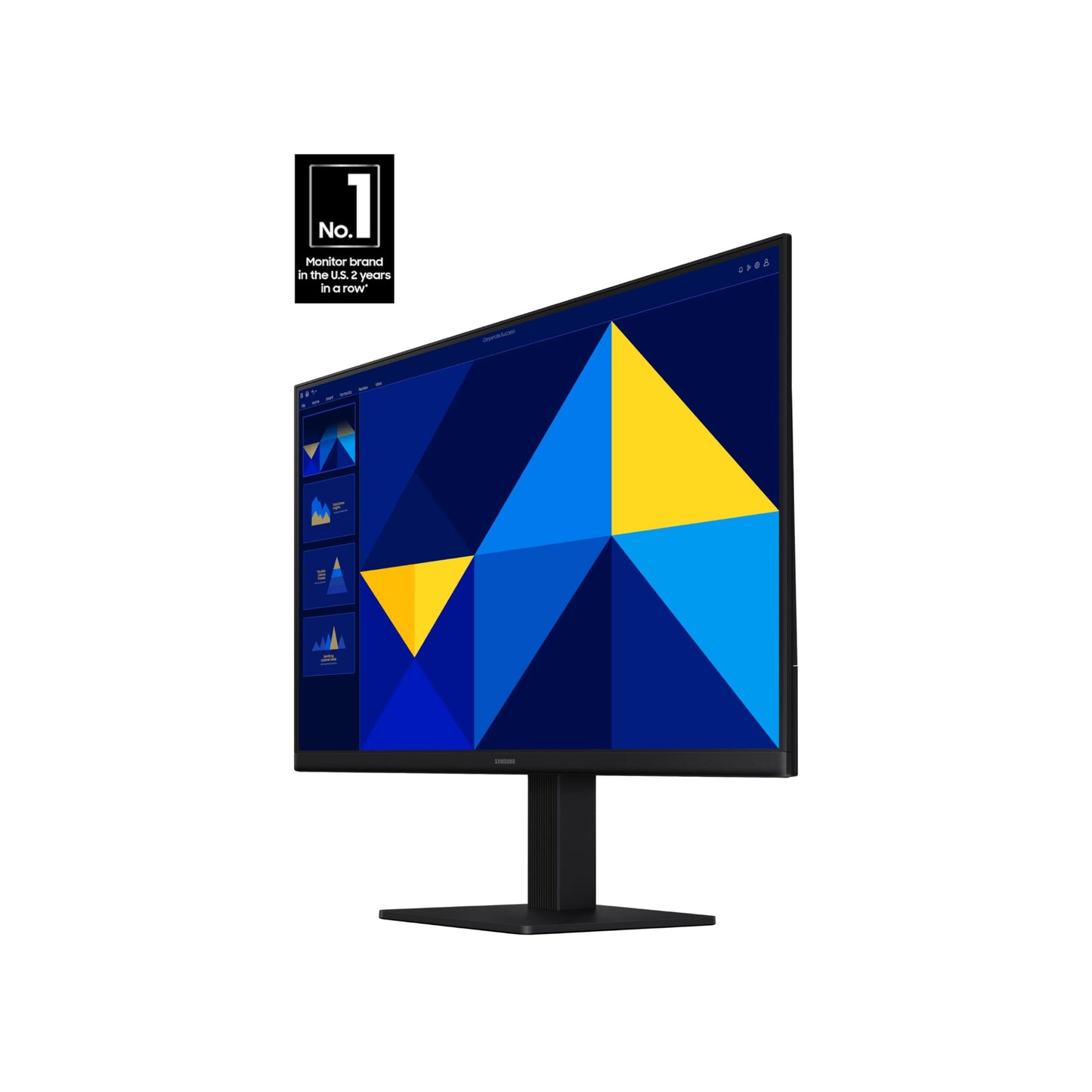 SAMSUNG 24" (S30GD) Essential Monitor with IPS Panel and Tilt Only Stand, 100Hz Refresh Rate, Ergonomic Design, Advanced Eye Care, Game Mode, LS24D304GANXZA