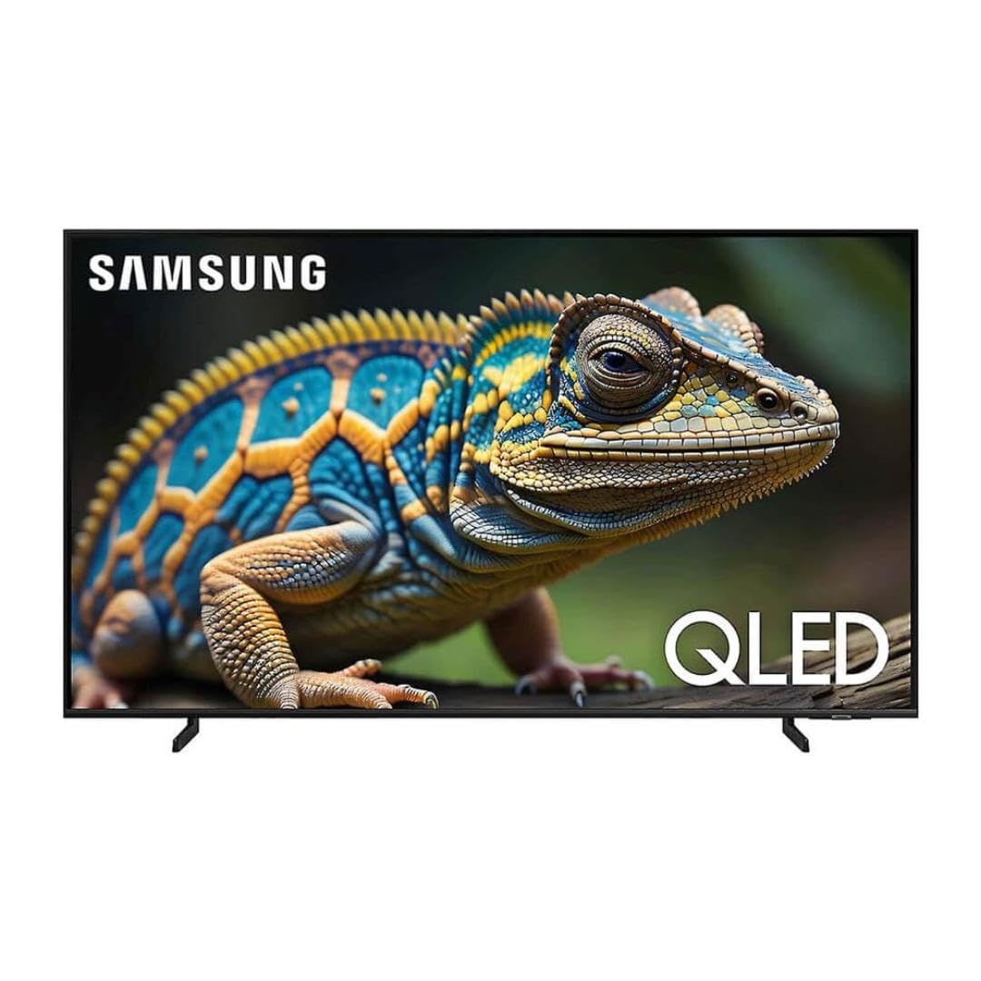 SAMSUNG 50-Inch Class QLED 4K Q60D Series Quantum HDR Smart TV w/Object Tracking Sound Lite, Motion Xcelerator, Slim Design, Gaming Hub, Alexa Built-in (QN50Q60D, 2024 Model)
