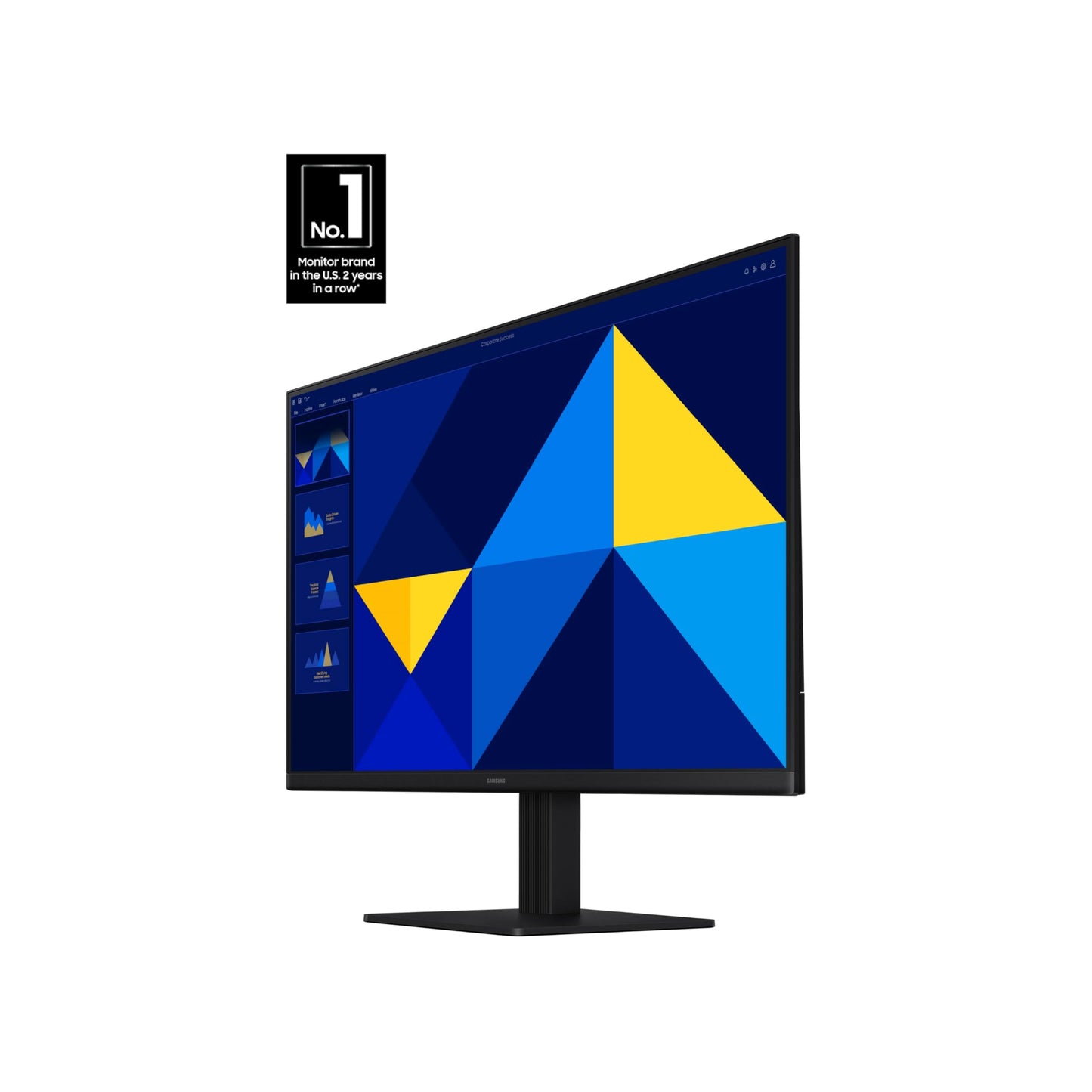SAMSUNG 24" (S30GD) Essential Monitor with IPS Panel and Tilt Only Stand, 100Hz Refresh Rate, Ergonomic Design, Advanced Eye Care, Game Mode, LS24D304GANXZA