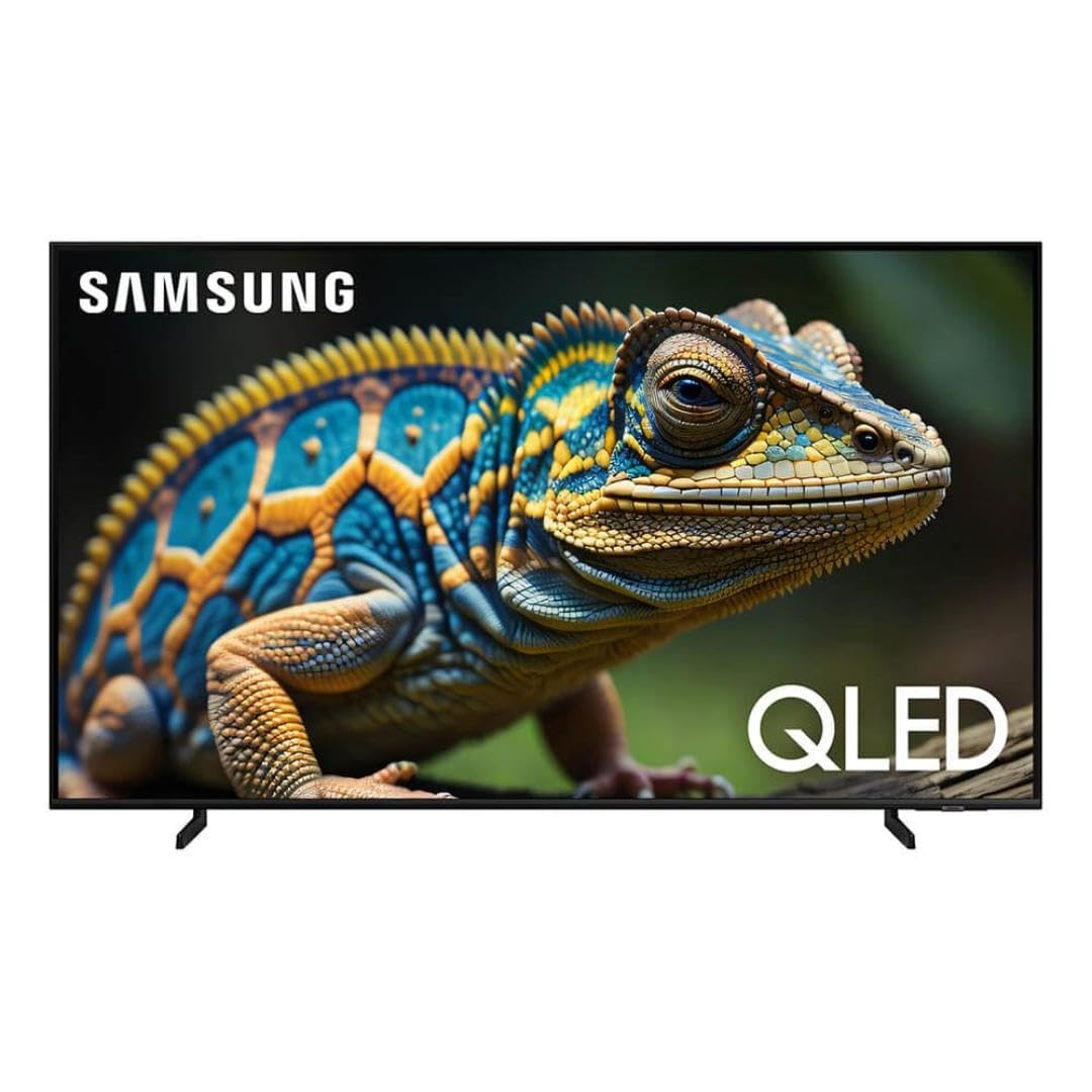 SAMSUNG 50-Inch Class QLED 4K Q60D Series Quantum HDR Smart TV w/Object Tracking Sound Lite, Motion Xcelerator, Slim Design, Gaming Hub, Alexa Built-in (QN50Q60D, 2024 Model)
