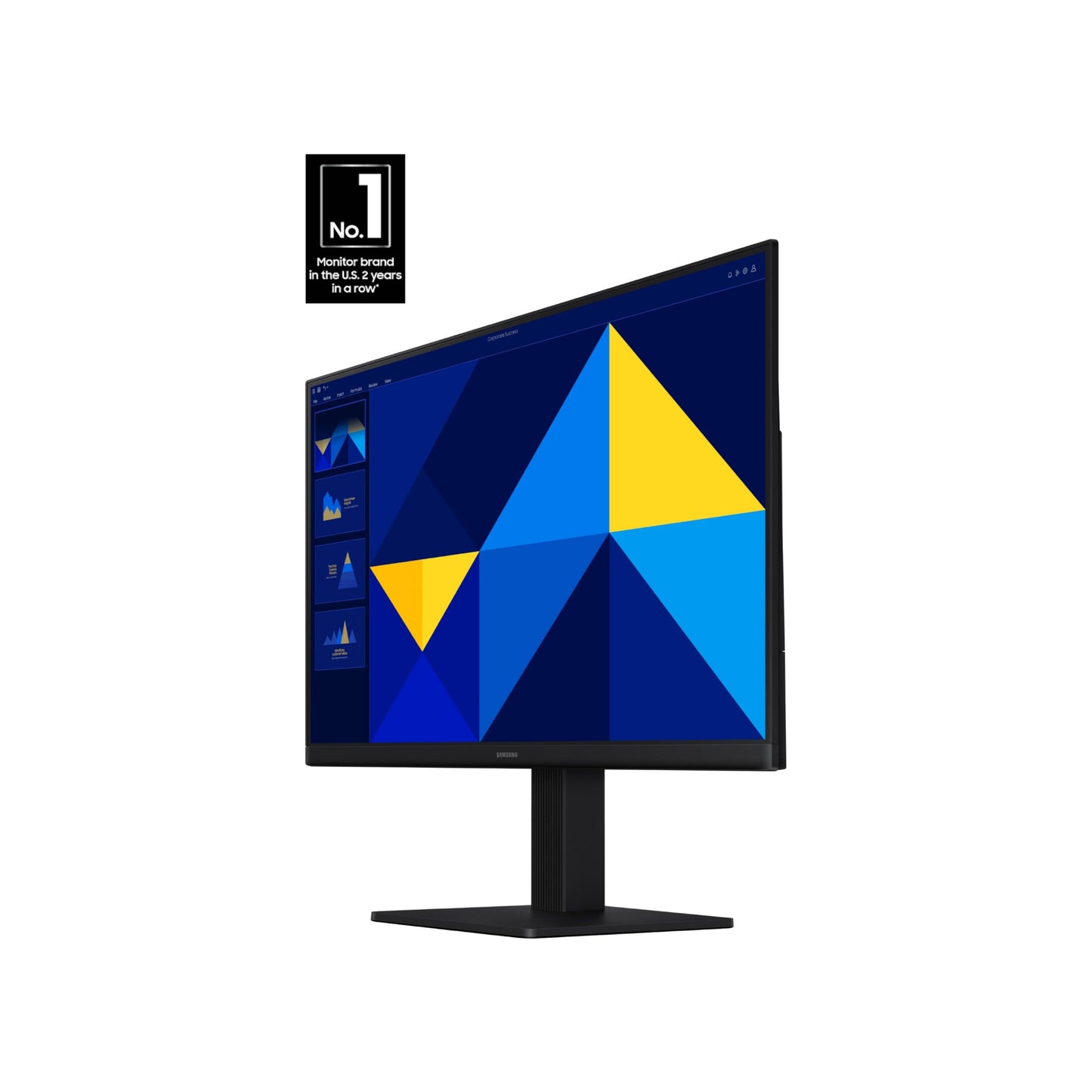SAMSUNG 24" (S30GD) Essential Monitor with IPS Panel and Tilt Only Stand, 100Hz Refresh Rate, Ergonomic Design, Advanced Eye Care, Game Mode, LS24D304GANXZA