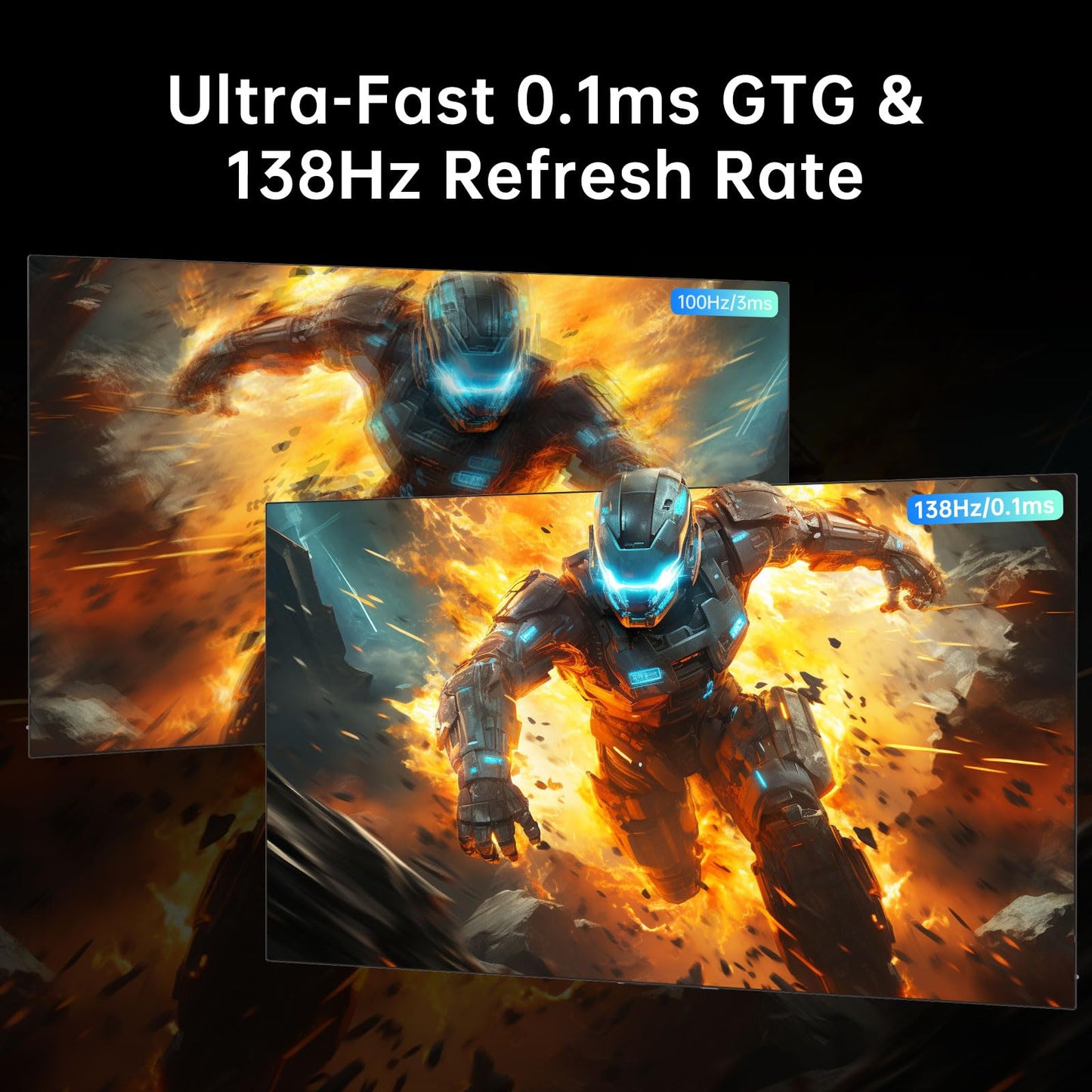 32 Inch 4K Smart Monitor with Google TV System UHD 3440x2560P Hey Google Voice Remote Netflix Licensed Dolby Audio HDR KVM Technology WiFi Bluetooth 65W PD Type C Fast Charger VESA Support