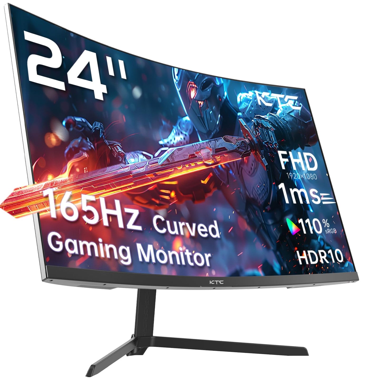 32 Inch 4K Smart Monitor with Google TV System UHD 3440x2560P Hey Google Voice Remote Netflix Licensed Dolby Audio HDR KVM Technology WiFi Bluetooth 65W PD Type C Fast Charger VESA Support