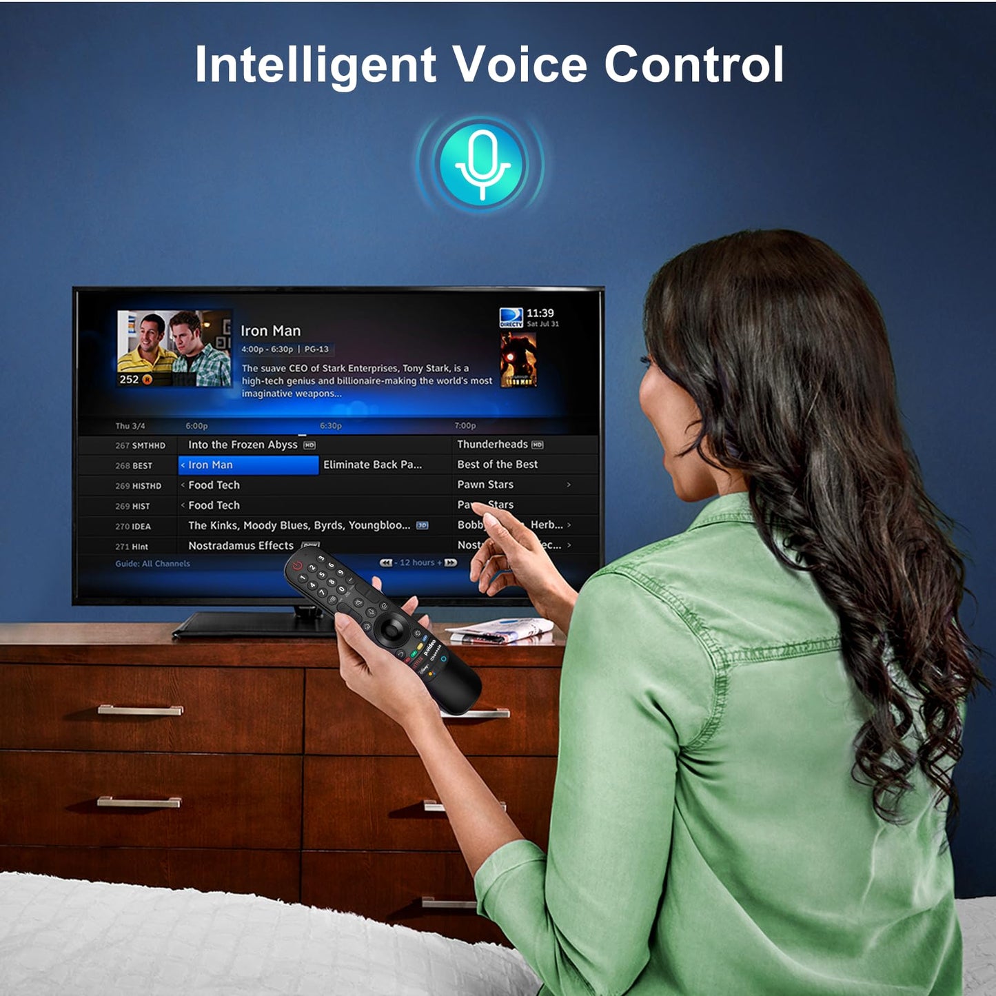 Magic Remote for LG-Smart-TV-Remote-Control-Replacement with Pointer and Voice Function,Compatible with LG 2021/2022/2023/2024 UHD OLED QNED NanoCell 4K 8K Smart TV