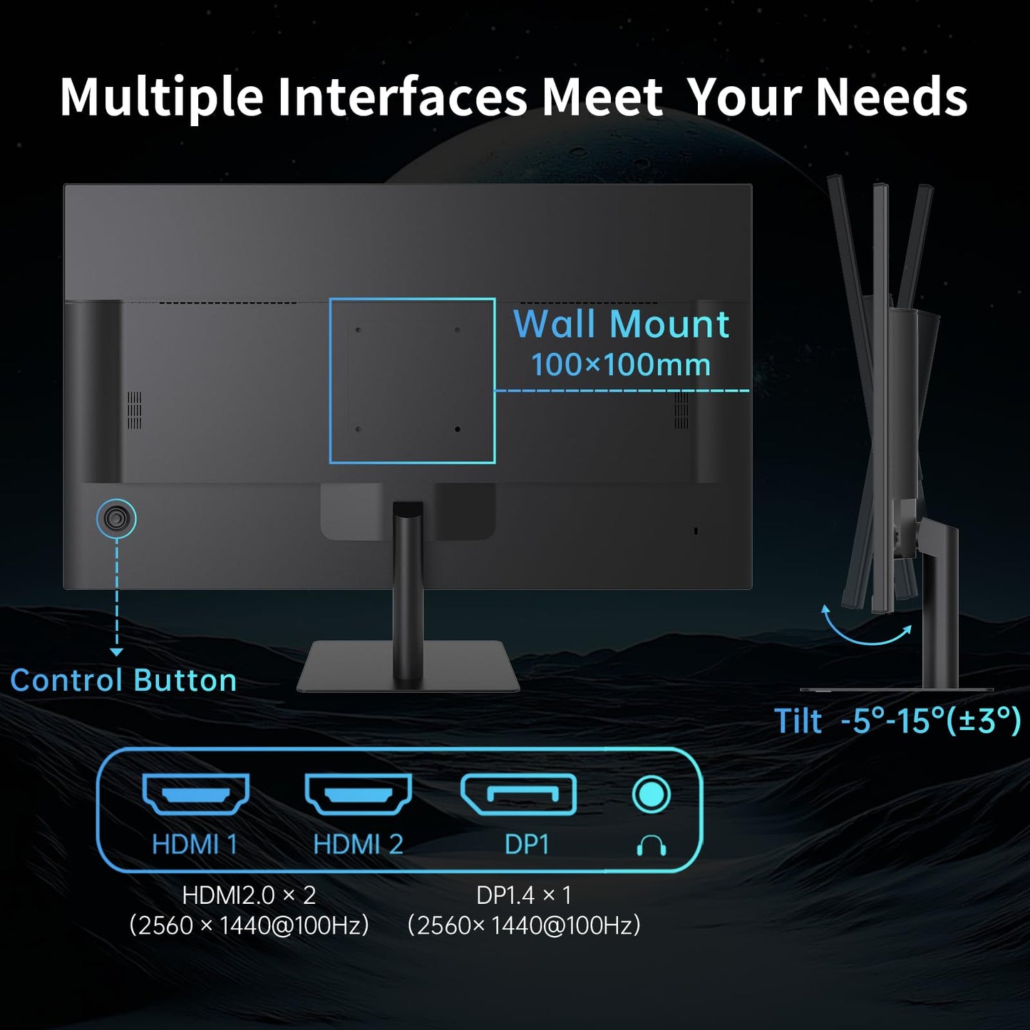 32 Inch 4K Smart Monitor with Google TV System UHD 3440x2560P Hey Google Voice Remote Netflix Licensed Dolby Audio HDR KVM Technology WiFi Bluetooth 65W PD Type C Fast Charger VESA Support