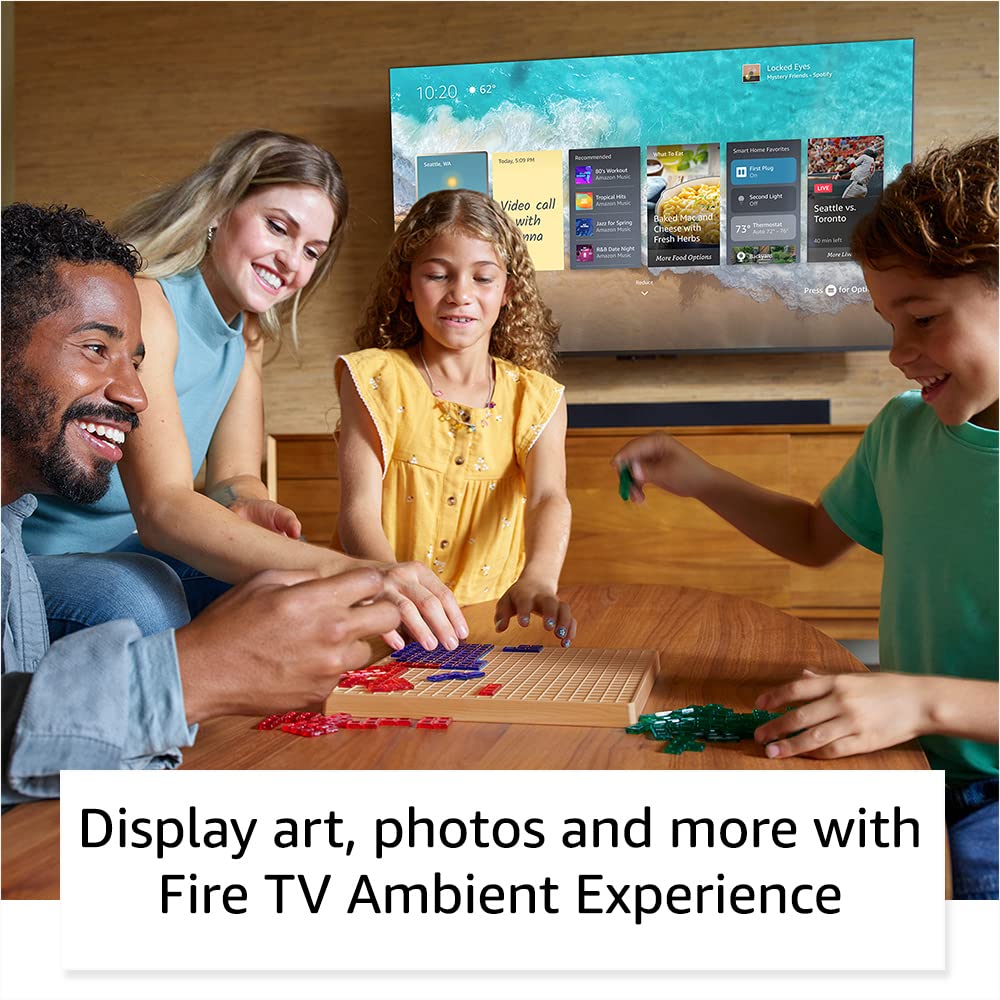 Amazon Fire TV 43" Omni QLED Series 4K UHD smart TV, Dolby Vision IQ, Fire TV Ambient Experience, hands-free with Alexa