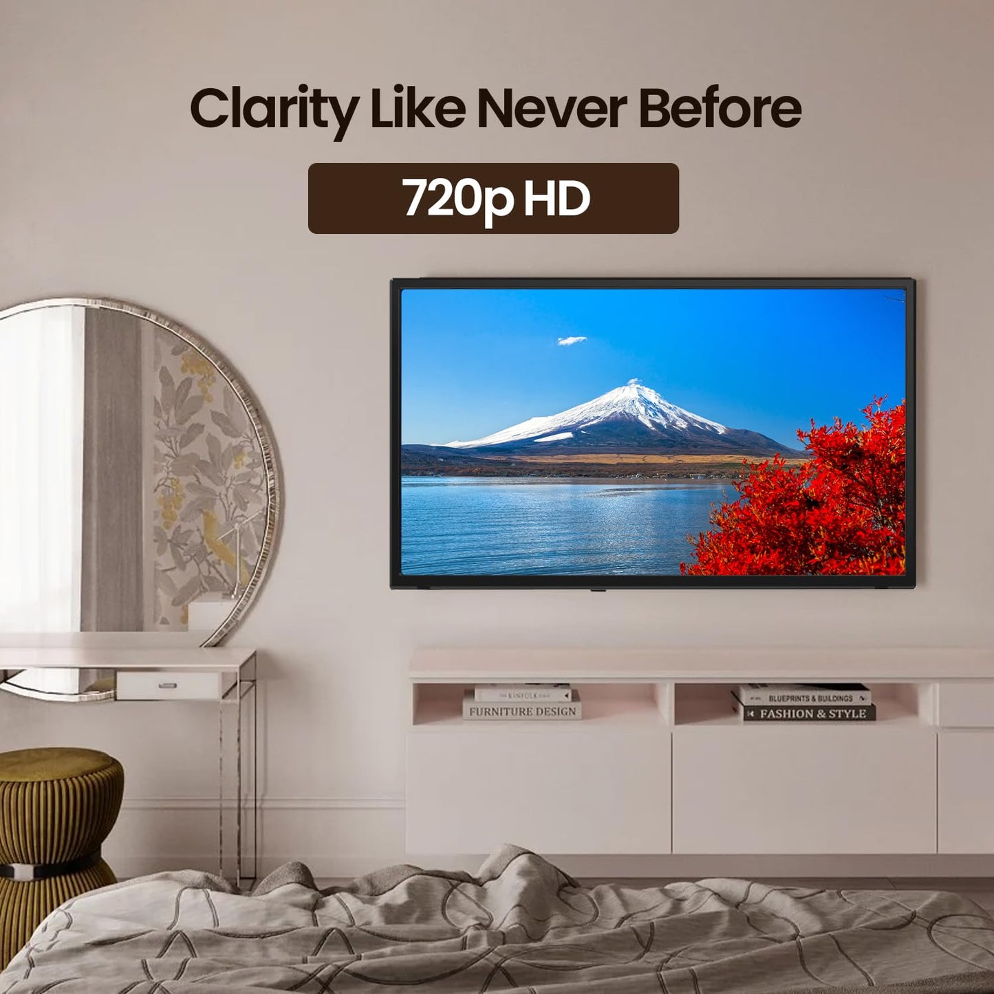 SANSUI 40 Inch Smart LED TV FHD 1080P, WebOS with Google Play & Game Optimizer, Dolby Vision HDR Atmos, 16W Speakers, Apple Home Compatibility, WiFi Bluetooth Ethernet, Frameless VESA