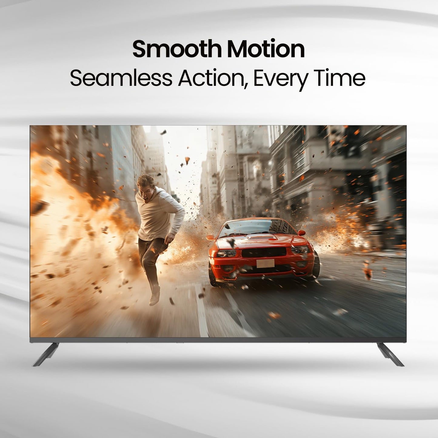 SANSUI 40 Inch Smart LED TV FHD 1080P, WebOS with Google Play & Game Optimizer, Dolby Vision HDR Atmos, 16W Speakers, Apple Home Compatibility, WiFi Bluetooth Ethernet, Frameless VESA