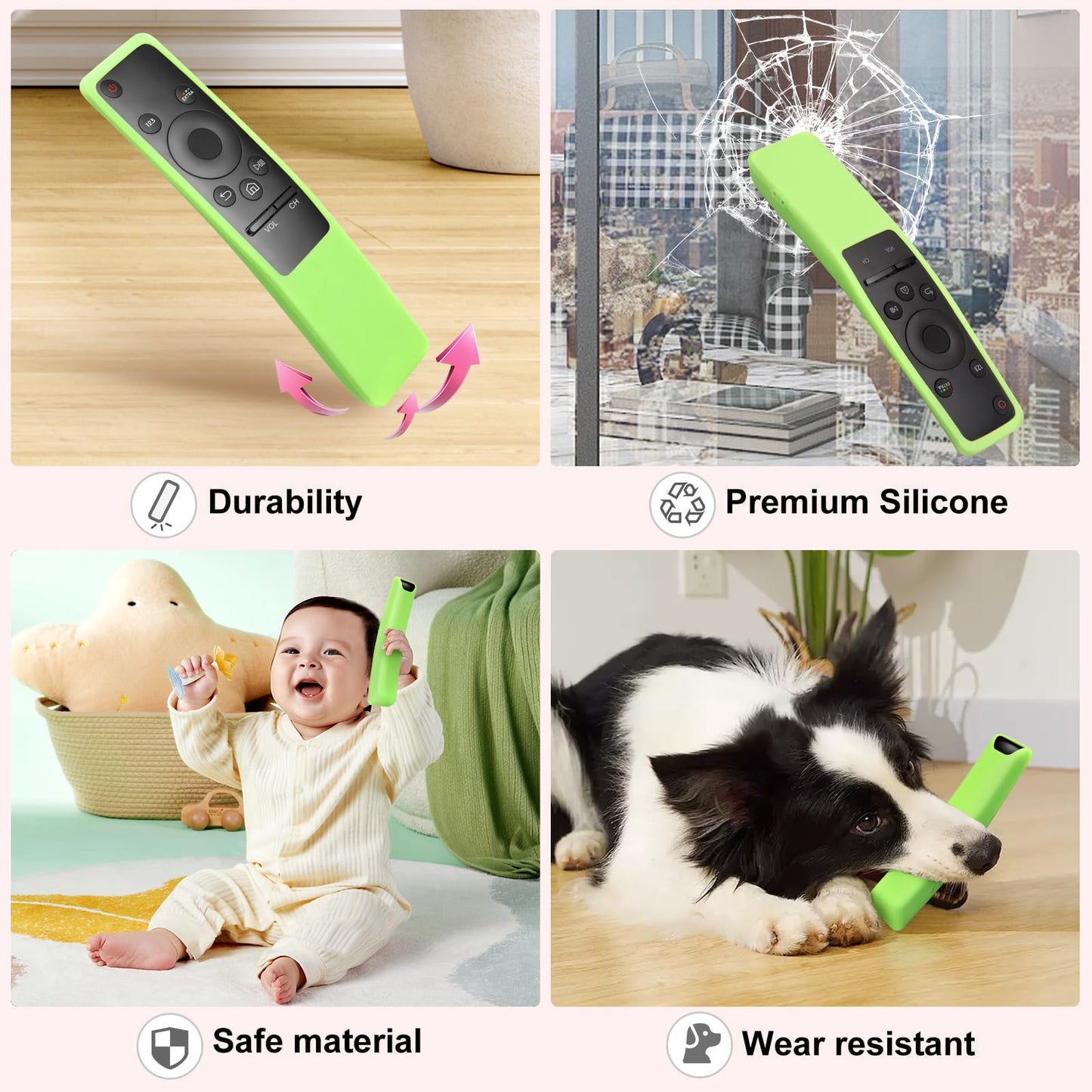 Rechargeable Voice Remote for Samsung-TV-Remote-Control-Replacement Compatible with Samsung Smart Solar Frame QLED Curved Crystal UHD OLED TVs