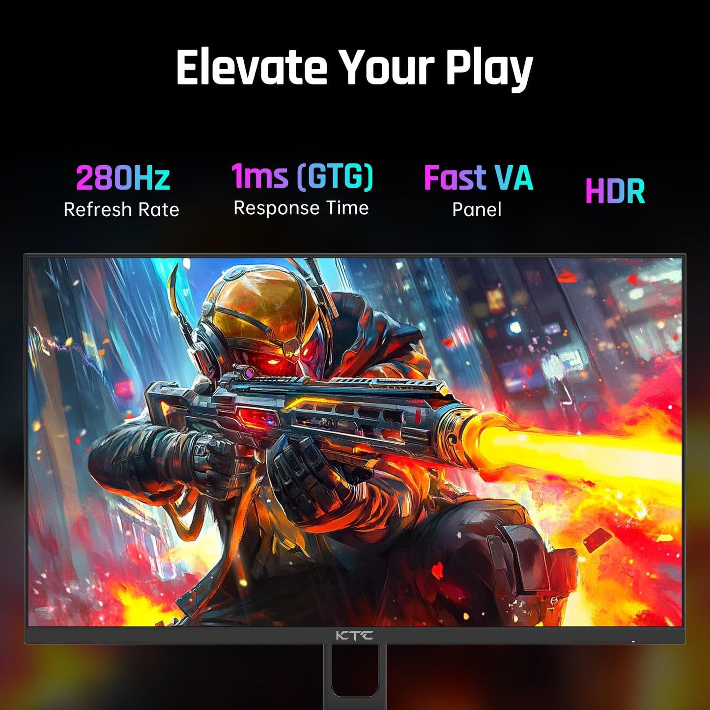 32 Inch 4K Smart Monitor with Google TV System UHD 3440x2560P Hey Google Voice Remote Netflix Licensed Dolby Audio HDR KVM Technology WiFi Bluetooth 65W PD Type C Fast Charger VESA Support