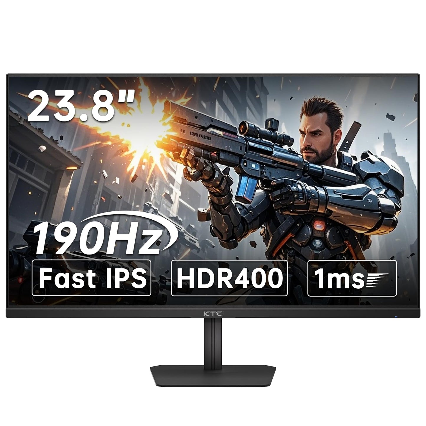 32 Inch 4K Smart Monitor with Google TV System UHD 3440x2560P Hey Google Voice Remote Netflix Licensed Dolby Audio HDR KVM Technology WiFi Bluetooth 65W PD Type C Fast Charger VESA Support
