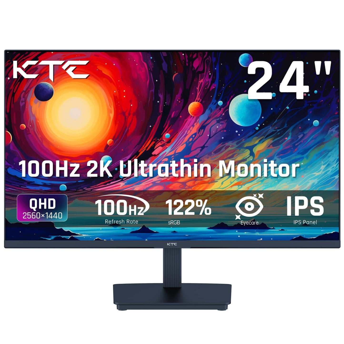 32 Inch 4K Smart Monitor with Google TV System UHD 3440x2560P Hey Google Voice Remote Netflix Licensed Dolby Audio HDR KVM Technology WiFi Bluetooth 65W PD Type C Fast Charger VESA Support