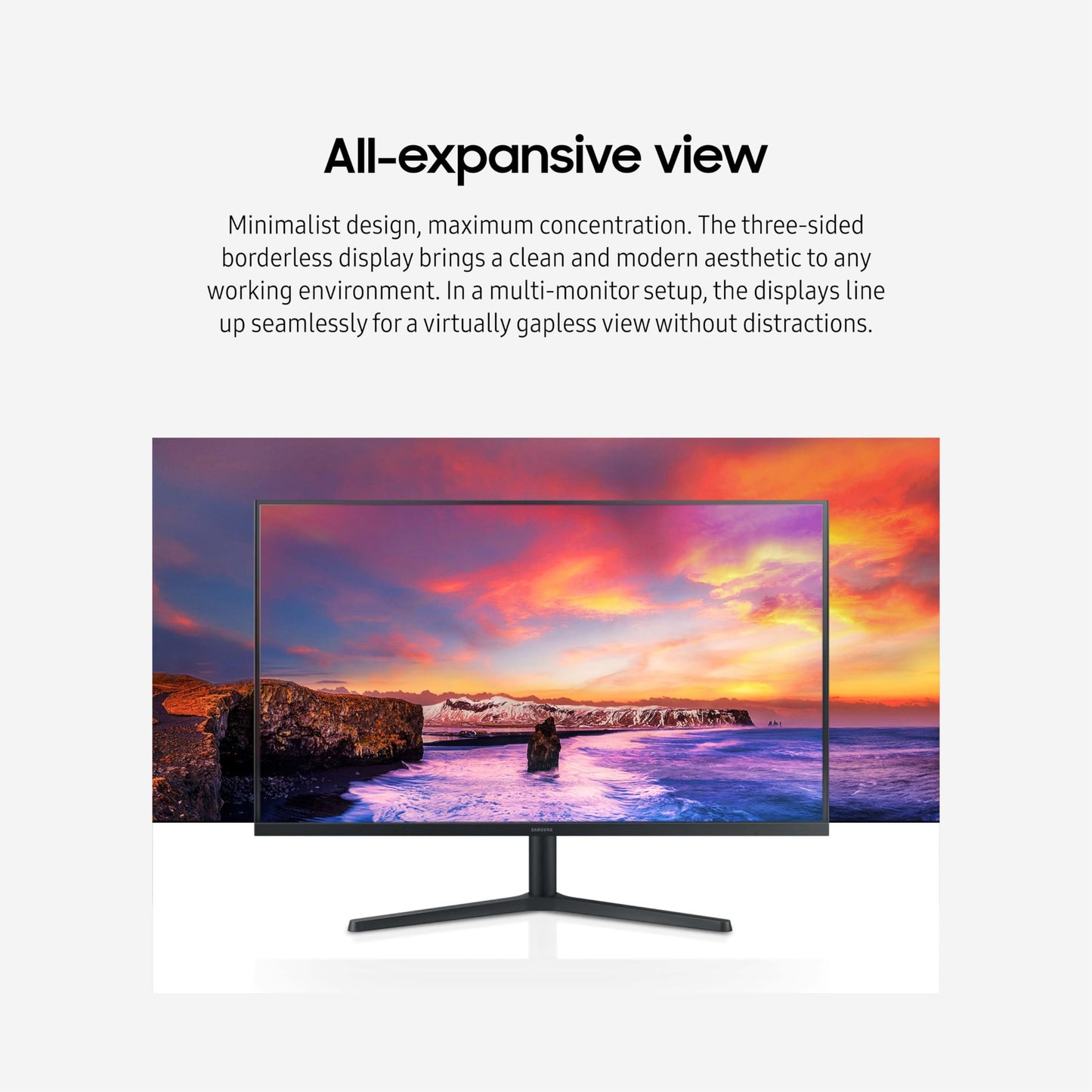 SAMSUNG 24" (S30GD) Essential Monitor with IPS Panel and Tilt Only Stand, 100Hz Refresh Rate, Ergonomic Design, Advanced Eye Care, Game Mode, LS24D304GANXZA