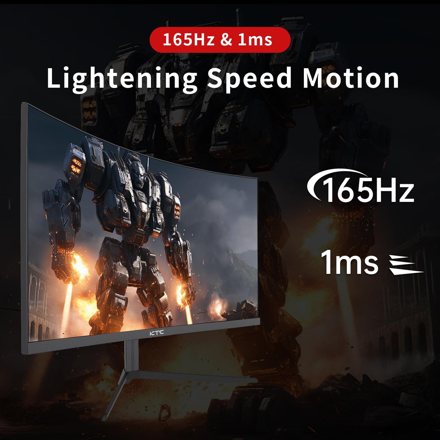 32 Inch 4K Smart Monitor with Google TV System UHD 3440x2560P Hey Google Voice Remote Netflix Licensed Dolby Audio HDR KVM Technology WiFi Bluetooth 65W PD Type C Fast Charger VESA Support