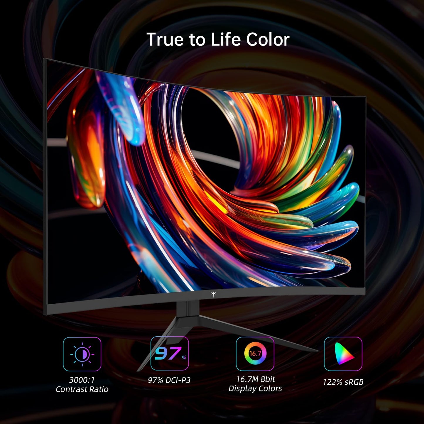32 Inch 4K Smart Monitor with Google TV System UHD 3440x2560P Hey Google Voice Remote Netflix Licensed Dolby Audio HDR KVM Technology WiFi Bluetooth 65W PD Type C Fast Charger VESA Support