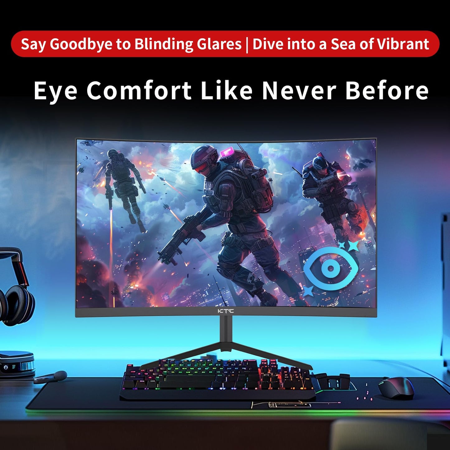 32 Inch 4K Smart Monitor with Google TV System UHD 3440x2560P Hey Google Voice Remote Netflix Licensed Dolby Audio HDR KVM Technology WiFi Bluetooth 65W PD Type C Fast Charger VESA Support