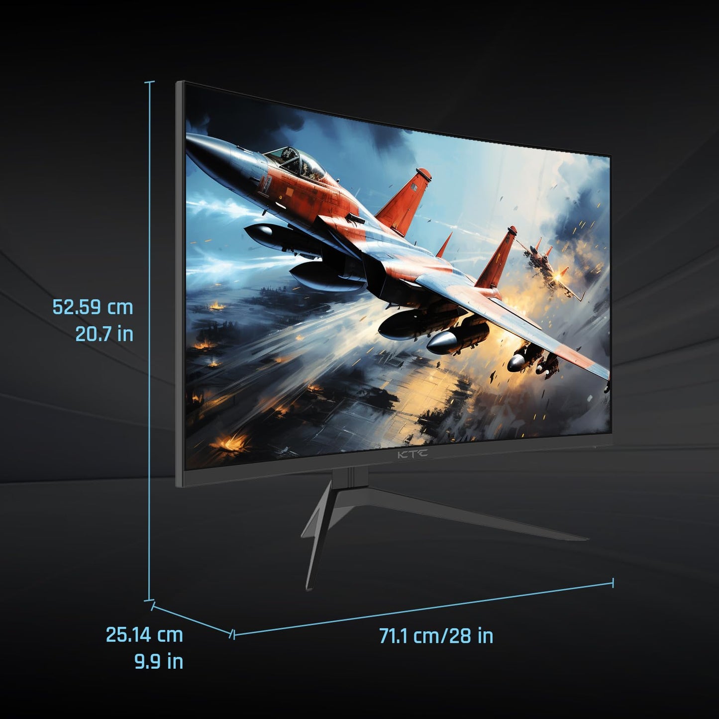 32 Inch 4K Smart Monitor with Google TV System UHD 3440x2560P Hey Google Voice Remote Netflix Licensed Dolby Audio HDR KVM Technology WiFi Bluetooth 65W PD Type C Fast Charger VESA Support