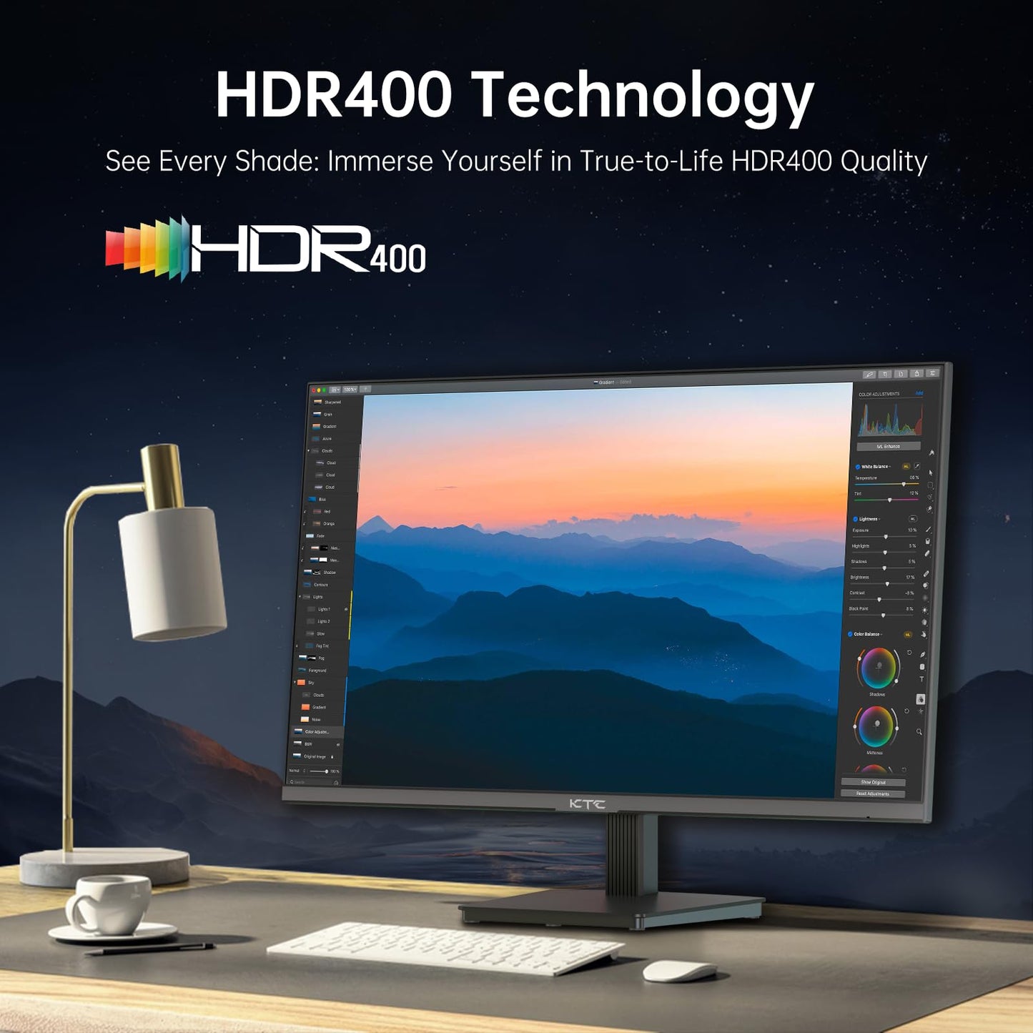 32 Inch 4K Smart Monitor with Google TV System UHD 3440x2560P Hey Google Voice Remote Netflix Licensed Dolby Audio HDR KVM Technology WiFi Bluetooth 65W PD Type C Fast Charger VESA Support