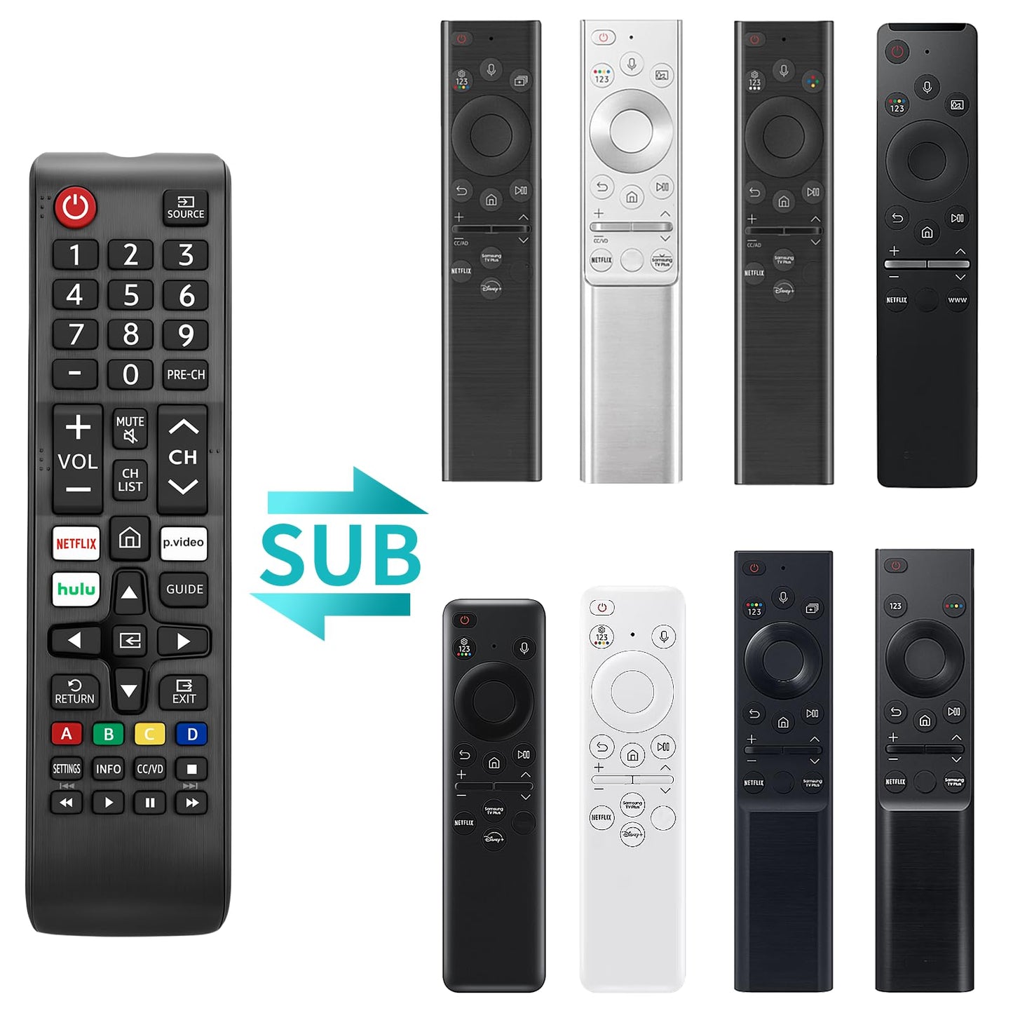 Magic Remote for LG-Smart-TV-Remote-Control-Replacement with Pointer and Voice Function,Compatible with LG 2021/2022/2023/2024 UHD OLED QNED NanoCell 4K 8K Smart TV