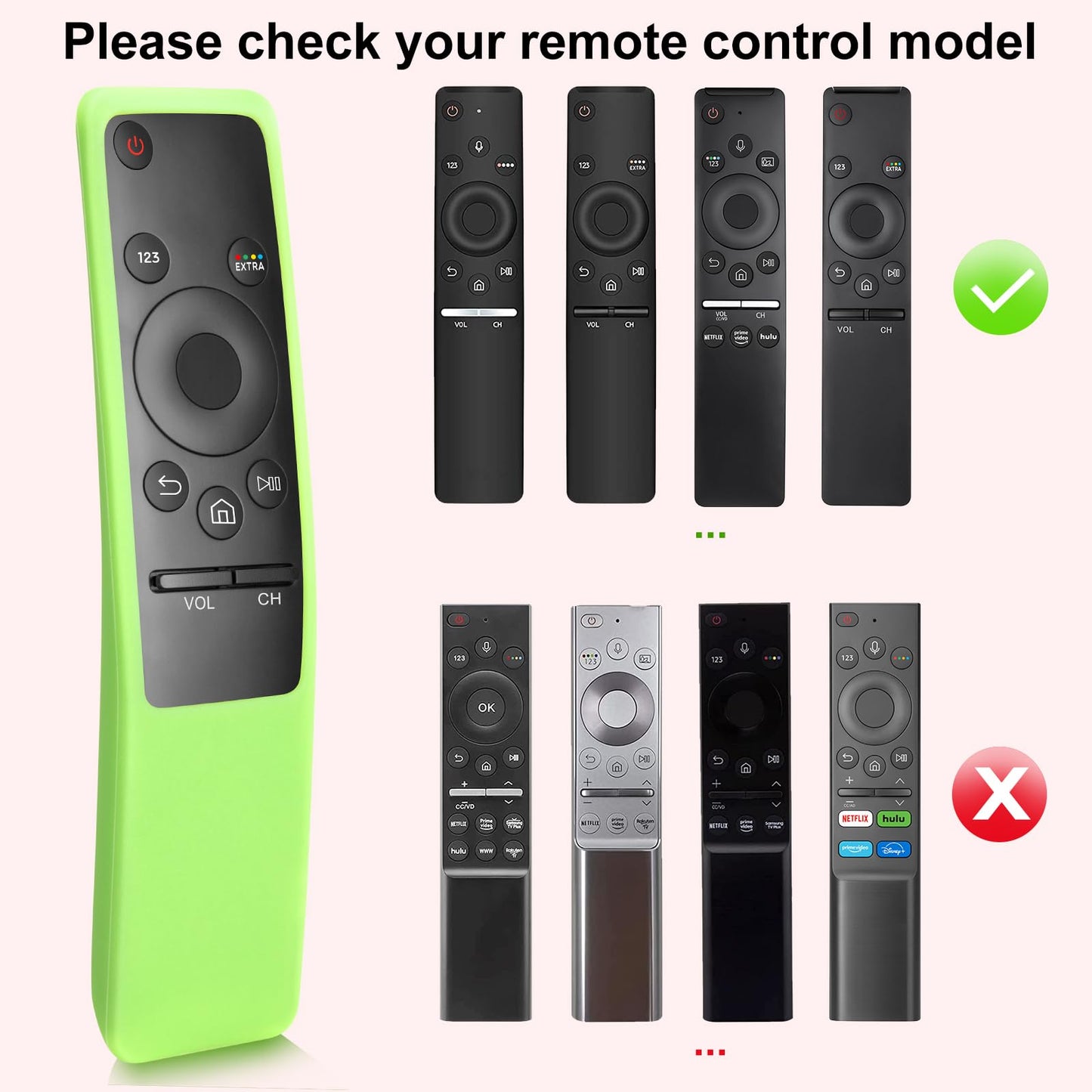 Rechargeable Voice Remote for Samsung-TV-Remote-Control-Replacement Compatible with Samsung Smart Solar Frame QLED Curved Crystal UHD OLED TVs