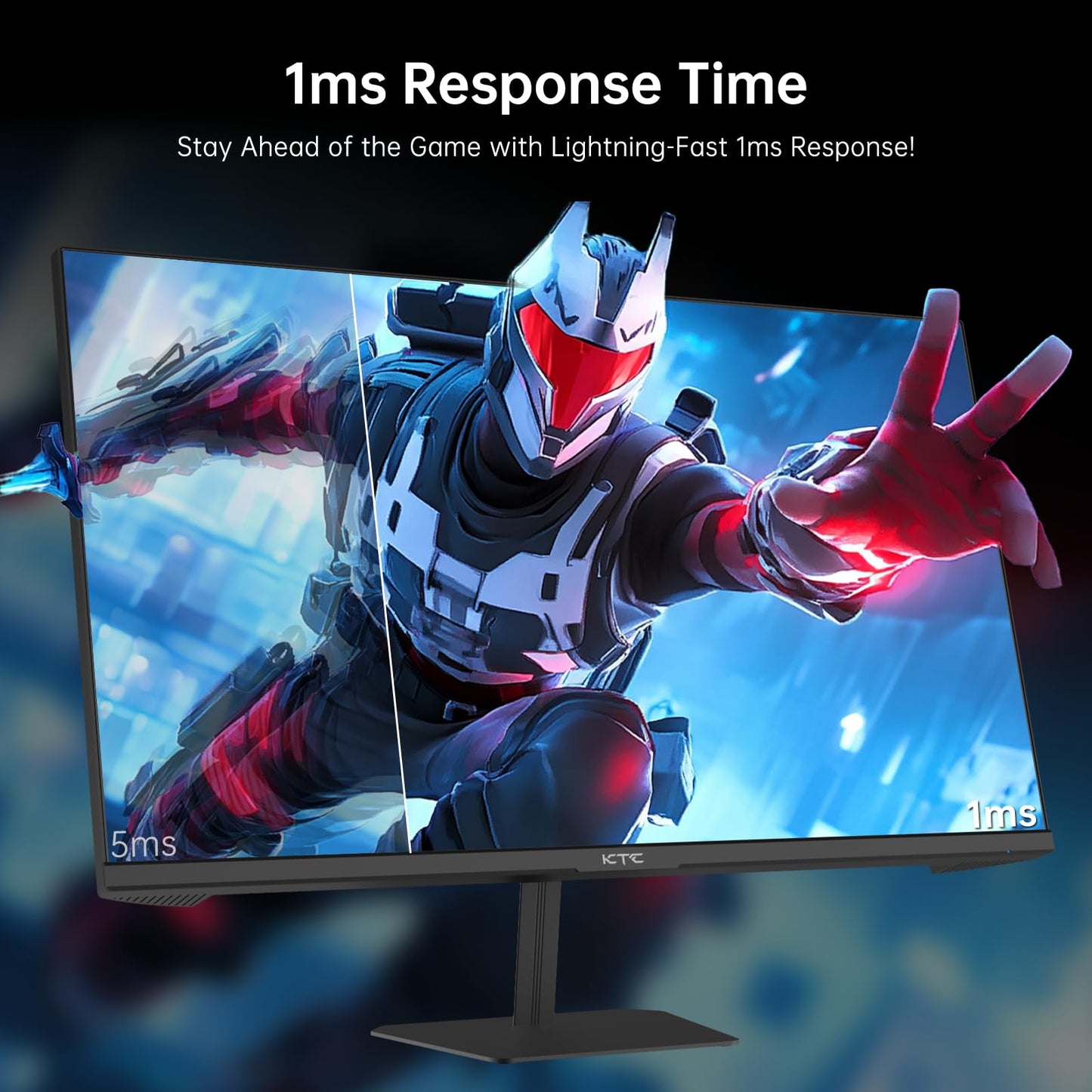 32 Inch 4K Smart Monitor with Google TV System UHD 3440x2560P Hey Google Voice Remote Netflix Licensed Dolby Audio HDR KVM Technology WiFi Bluetooth 65W PD Type C Fast Charger VESA Support