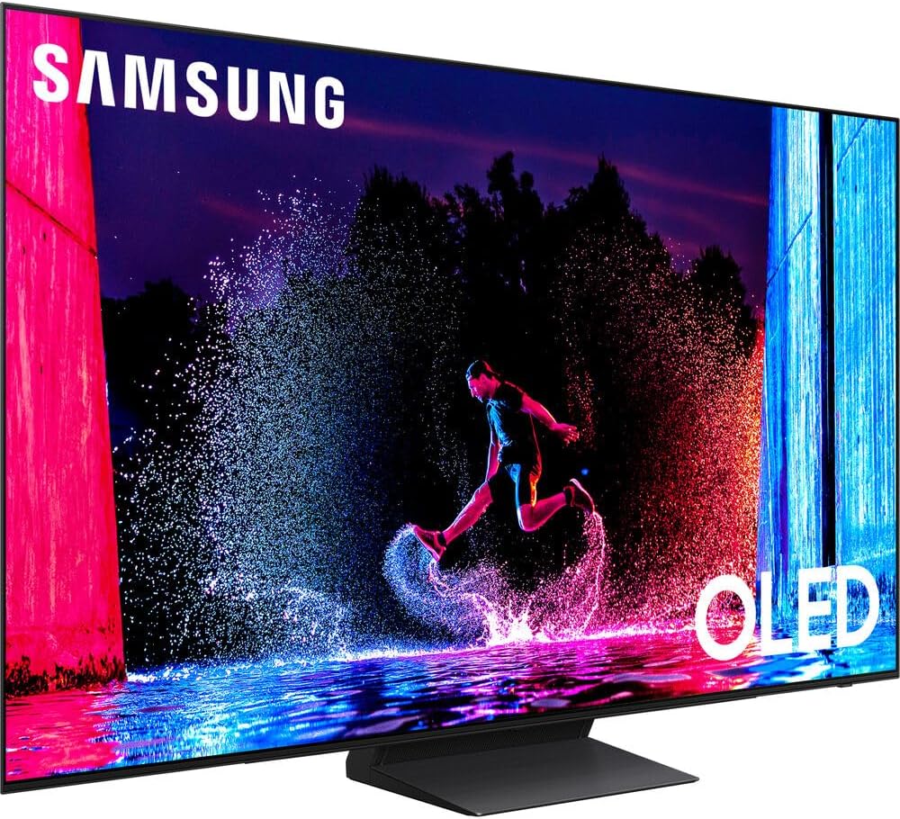 Samsung QN42S90DA 42 Inch OLED 4K Smart TV 2024 Bundle with Deco Gear 2X 4K HDMI 2.0 Cable with Pure Copper Conductors & CPS Exclusive 12 Month Protection Pack Bundle (BEACH-CPS-261500)