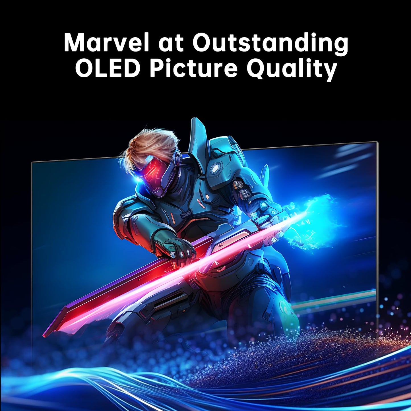 32 Inch 4K Smart Monitor with Google TV System UHD 3440x2560P Hey Google Voice Remote Netflix Licensed Dolby Audio HDR KVM Technology WiFi Bluetooth 65W PD Type C Fast Charger VESA Support