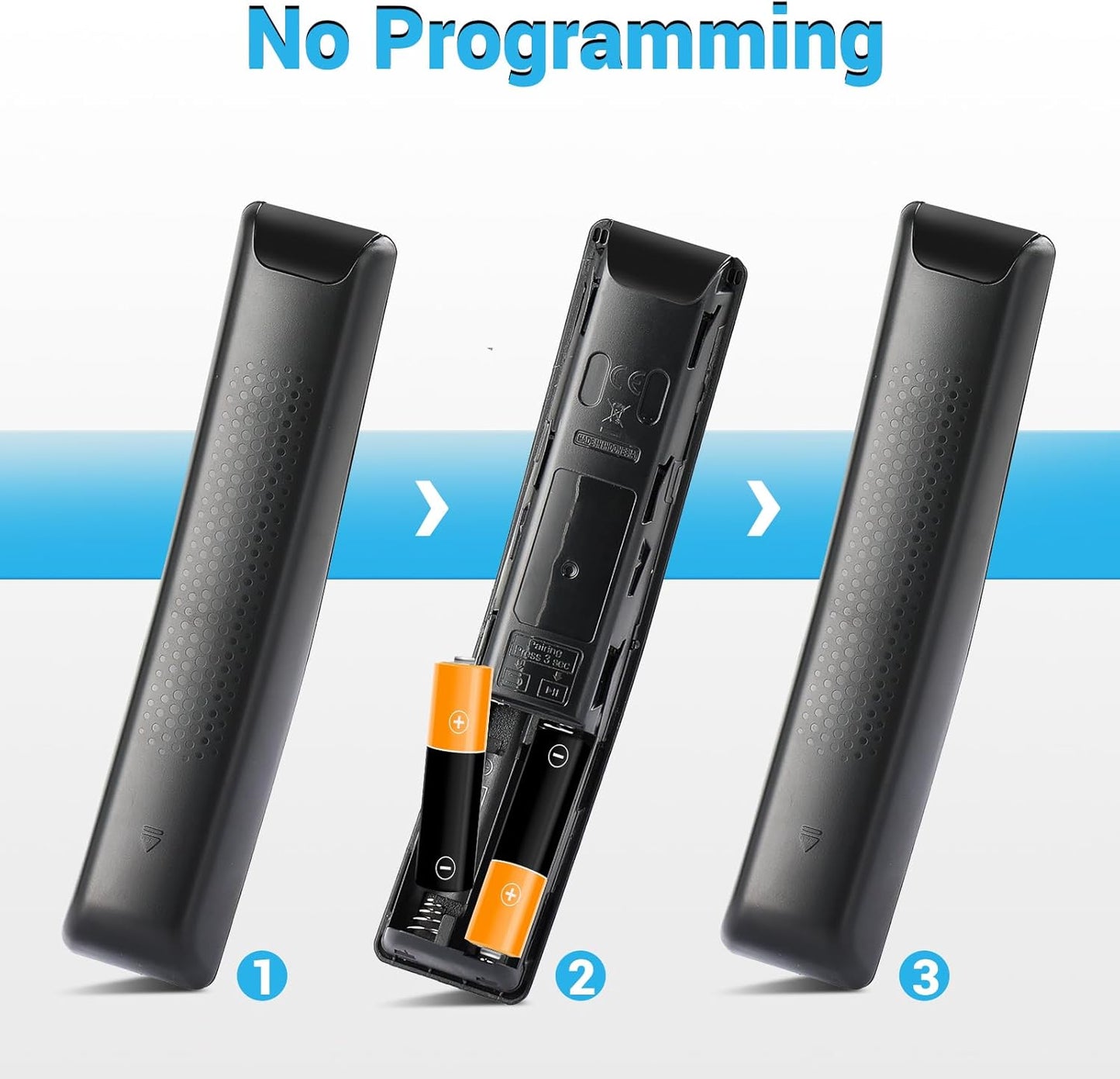 【Pack of 3】 Replacement for All Samsung-TV-Remote, Universal Remote Control for All Samsung Smart TV, UHD OLED QLED Frame Series TVs - No Programming