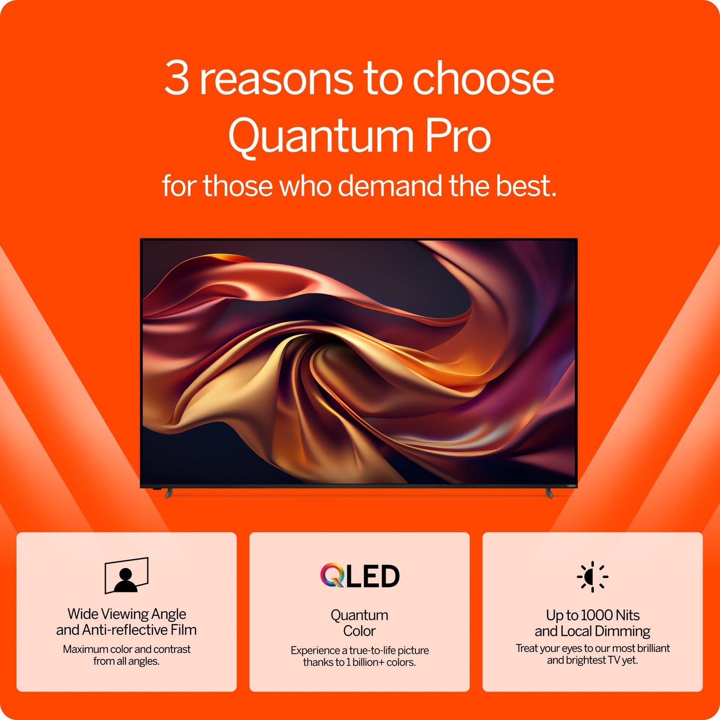 VIZIO 50-inch Quantum Pro 4K 120Hz QLED HDR10+ Smart TV with Dolby Vision, Active Full Array, 240Hz @ 1080p PC Gaming, WiFi 6E, Apple AirPlay, Chromecast Built-in, M50QXM-K01, 2023 Model