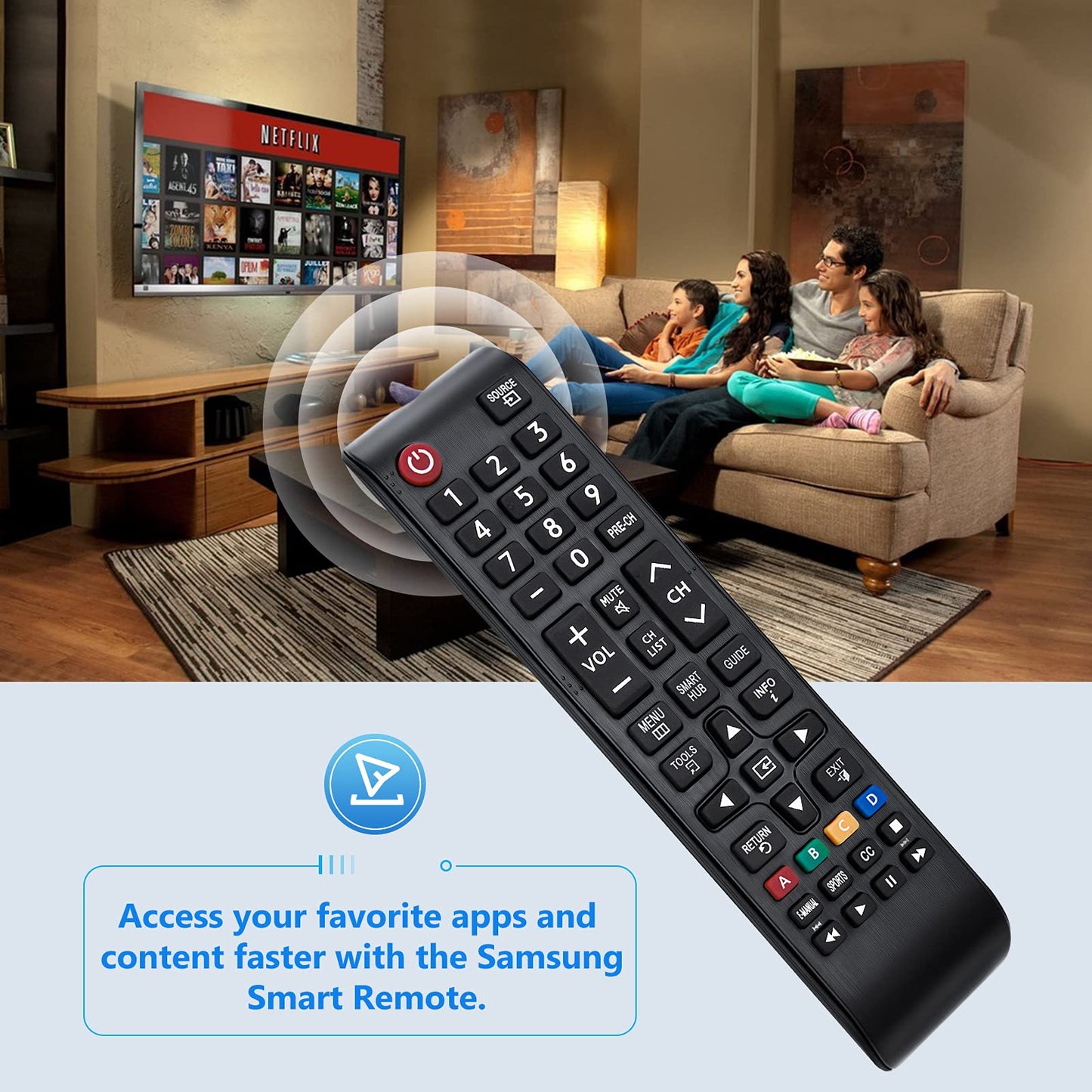 Magic Remote for LG-Smart-TV-Remote-Control-Replacement with Pointer and Voice Function,Compatible with LG 2021/2022/2023/2024 UHD OLED QNED NanoCell 4K 8K Smart TV